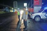 Satlantas Polres Simalungun patroli malam di jalinsum Medan - Parapat, antisipasi begal