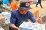 Posko terima bantuan "Peduli Korban Kebakaran Serdang"