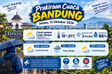 Prakiraan cuaca Bandung hari ini: Sempat cerah berawan, Sedia payung mulai jam 10