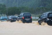 Banjir di Jalan Raya Batam