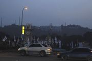 Kabut Asap di Kawasan Simpang Jam Batam