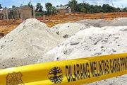 Pasir Pengembang Disegel Bapedalda Kota Batam