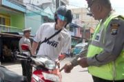 Razia Plat Nomor Kendaraan di Karimun