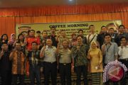 Kapolda Sumsel Silaturahim Wartawan
