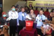 Pemusnahan Sabu-sabu Rp 1,5 Miliar