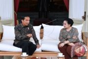 Megawati Bertemu Presiden Jokowi di Istana