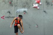Latihan bersama tim panjat tebing Indonesia-China