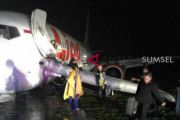 Pesawat Lion Air Tergelincir