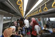 Puan Tinjau LRT Palembang