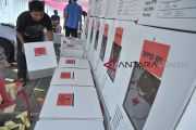 Kotak suara tambahan KPU Palembang