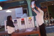 Penghitungan Surat Suara Capres-Cawapres di Lampung Timur