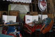 TPS bertema nyoblos di becak