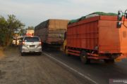 Jalintim ruas Lampung Tengah-Tulangbawang macet