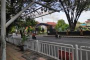 Jl Sam Ratulangi Pusat Kota Manado hari kedua Lebaran