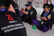 SMN BABEL BELAJAR TARI LULO DAN MERAJUT BENANG