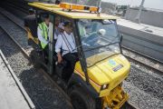 Proyek pembangunan kereta bandara Adi Soemarmo