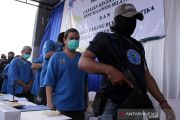 Pemusnahan Narkoba hasil tangkapan BNN Sulsel