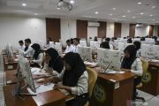 Ekspresi Peserta Tes CPNS Di Palembang