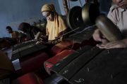 Siswa disabilitas netra berlatih gamelan
