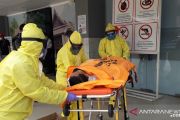 Simulasi penanganan COVID-19 di gerbong KA