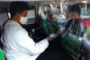 Fasilitas separator layanan ojek daring