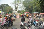 Kawasan CFD Kambang Iwak  Palembang Ramai dikunjungi warga 