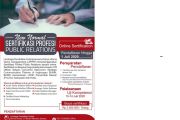 Sertifikasi profesi public relation  era new normal