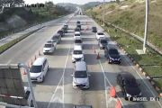 Gerbang tol bakauheni selatan ramai 
