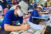Protokol kesehatan dalam lomba mewarnai Trendy Club