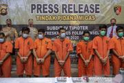 Polda Sumsel Amankan 70 Ton Minyak Ilegal  