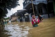 Banjir Akibat Sungai Meluap Di Lebak