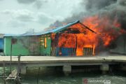 Rumah warga Teluk Kriting terbakar