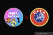 Proyek Liga Super Eropa tamat setelah UEFA-Real Madrid bertemu