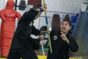 Latihan Atlet Pencak Silat Sumatera Selatan