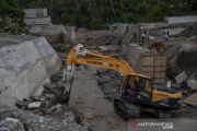 Sabo Dam di Desa Salua Rusak Akibat Banjir