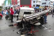 Kecelakaan Truk Tabrakan Warga Di Balikpapan