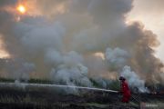 Upaya Pemadaman Kebakaran Lahan di Ogan Ilir