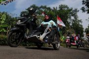 Lomba dan konvoi warga difabel menyambut HUT RI