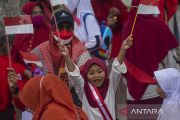Karnaval Anak Peringati HUT ke-77 RI di Palu