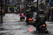 Banjir di kawasan Pasar Warung Buncit