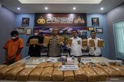 Polrestabes Palembang Gagalkan Pengiriman 30 Kg Ganja Asal Aceh