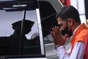 Pemeriksaan tersangka Muhajir Habibie