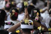 Upacara Melasti di Banyuasin Jelang Hari Raya Nyepi