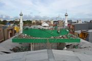 Kubah masjid roboh timpa jamaah shalat tarawih