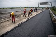 Perbaikan Jalan Tol Kayu Agung-Palembang