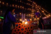 Festival lampu colok di malam takbiran