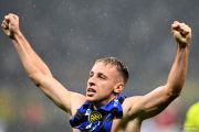 Frattesi & Dumfries luapkan emosi setelah bawa Inter ke final