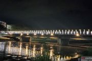Jembatan Palu 1 Menghiasi Malam dengan Kilauan Spektakuler