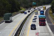 Volume kendaraan di tol Lampung meningkat