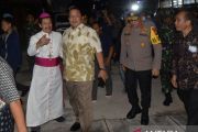 Gubernur Lampung Pantau Misa malam Natal 2023